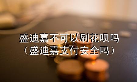 盛迪嘉不可以刷花呗吗（盛迪嘉支付安全吗）