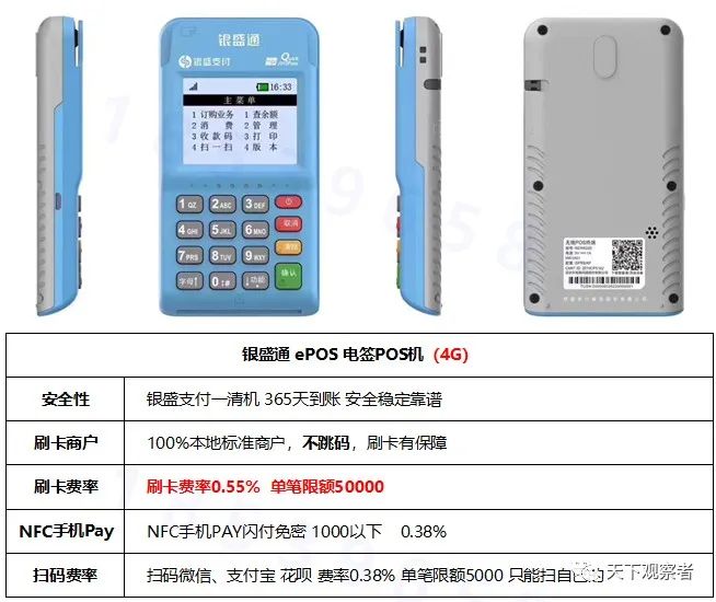 中付pos机和银盛通pos_银盛通pos机利率_银盛通pos机费率怎么调